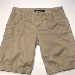 Calvin Klein Sz 8 Women’s Shirt  Beige Tan Cotton